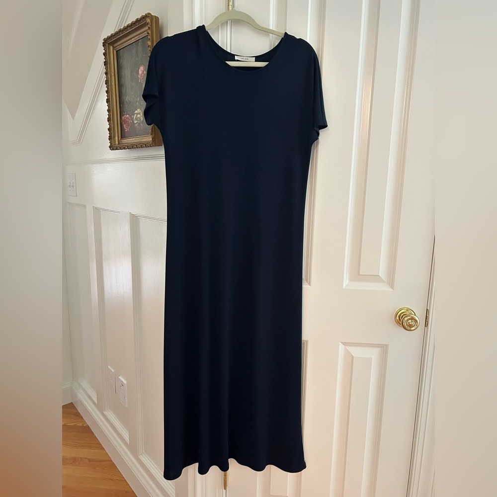 THE ROW Jersey Dress Navy Size M